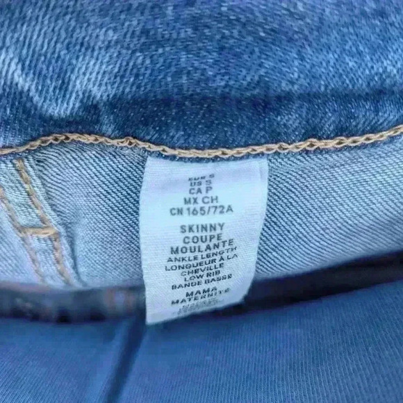 H&M Mama Maternity Skinny Jeans with Panel Size Small NWT - Picture 2 of 6